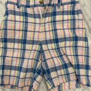 EUC LINEN JANIE & JACK PLAID SIZE 7 shorts. Others posted sep:bundle4discounts.